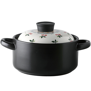 砂锅炖锅家用燃气灶耐高温耐热陶瓷可爱大容量特大号炖汤炖肉汤锅