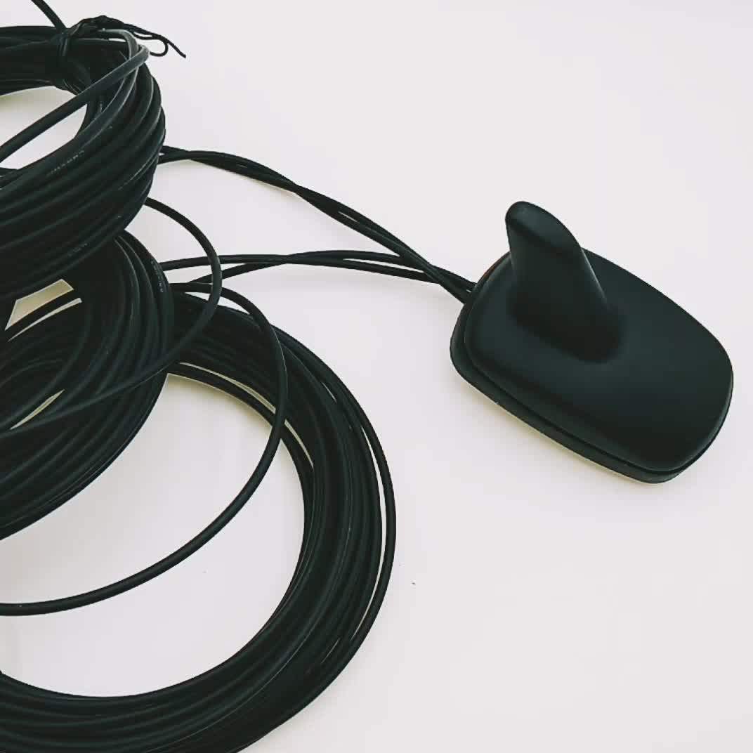 Gps Wifi Lte Combo Car Roof Radio Fm Shark Fin Screw Mount Indoor Outdoor Antenna With 3rg174