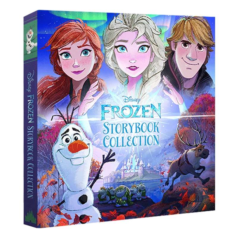 冰雪奇缘绘本故事合辑英文原版暗影森林 Frozen Storybook Collection精装合集艾莎安娜儿童绘本迪士尼出品Disney