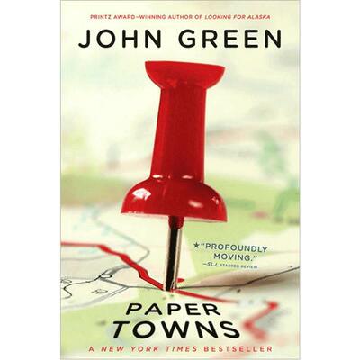 预售 John Green 纸镇 纸上城市 英文原版 Paper Towns 纸镇电影原著小说英文版 无比美妙的痛苦星运里的错同作者