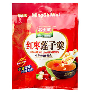 名士威红枣莲子羹藕粉冲饮即食1月生产新货健康营养早餐700g包邮