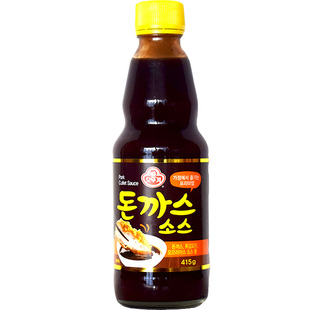 韩国进口不倒翁炸猪排酱415g 猪排调味酱料 玻璃瓶 猪排汁即食酱