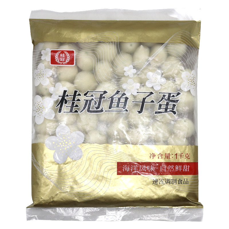 台湾夹心冷冻豆捞桂冠鱼子蛋