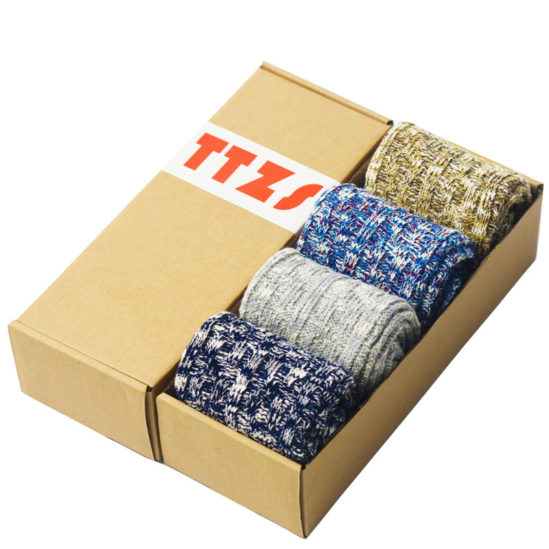 ttzs袜子男中高筒袜加厚日系长袜