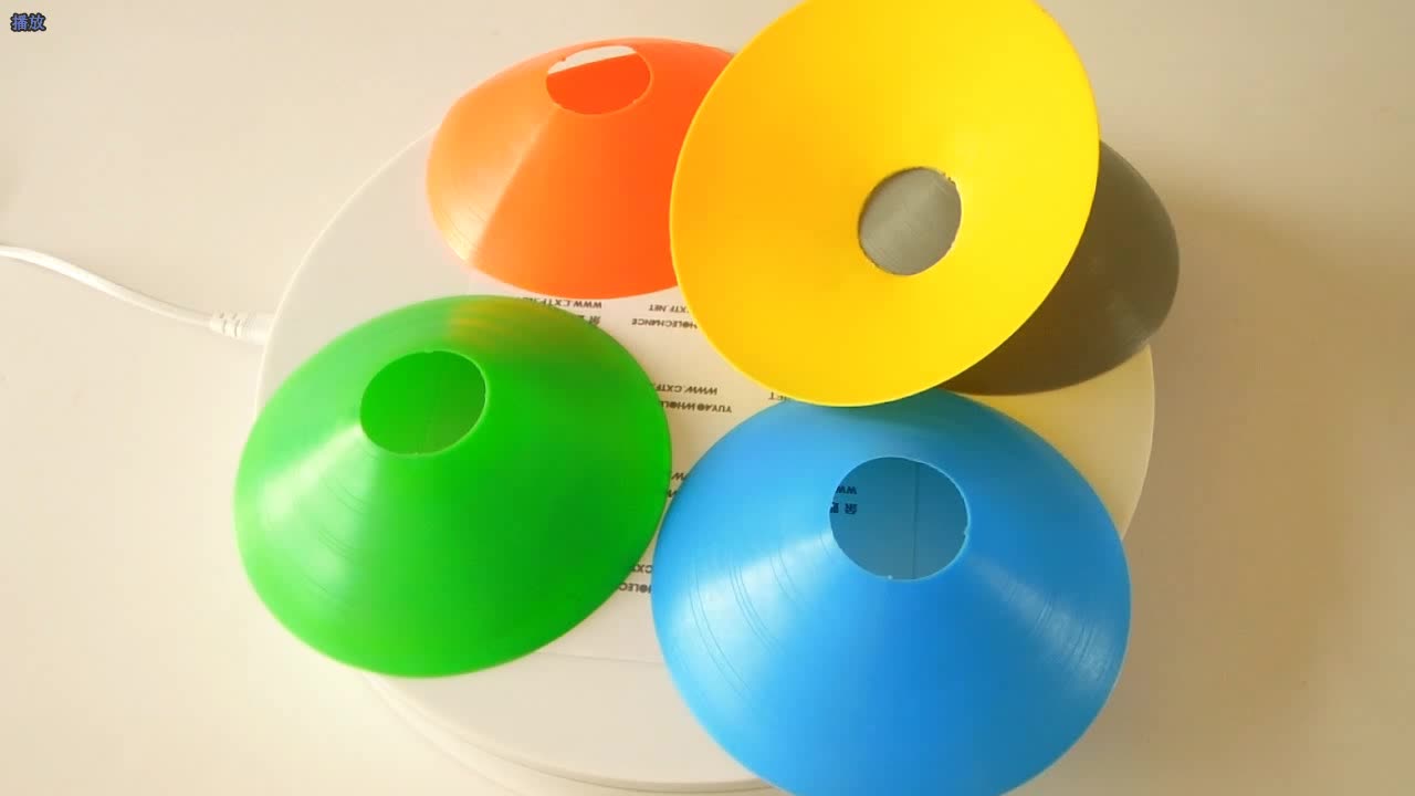 flat soccer cones