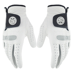 正品高尔夫手套男双手进口印尼小羊皮真皮透气耐磨高尔夫球手套