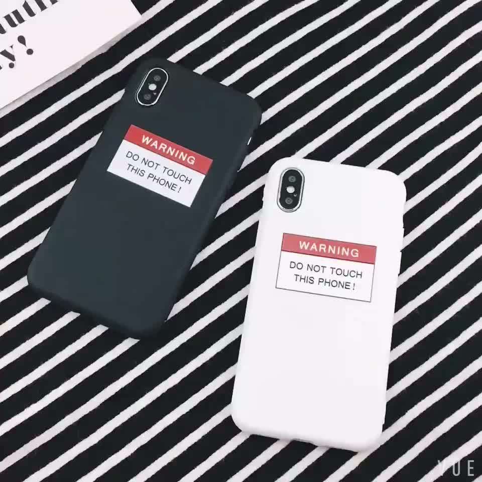 Letter Design Slogan Tpu Print Mobile Accessories 6 7 8 Plus Cell Phone Case For Iphonex Covers