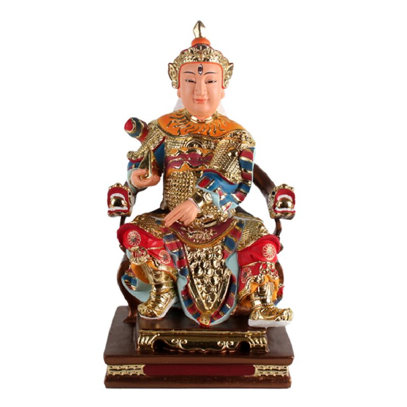 居家保平安三眼马王爷神像摆件