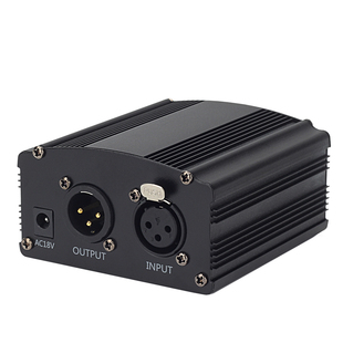 48V幻象电源电容麦克风专用供电器e300ISK得胜幻想通用声卡两路像