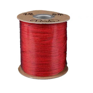 台湾进口禔绵A线1mm珠宝文玩线手工编织玉线diy串珠编红绳手链线