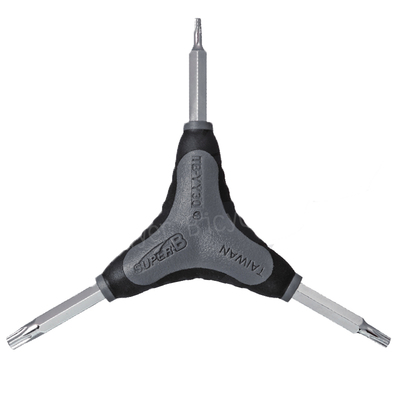 自行车工具 保忠SUPER B 星形六角/梅花6合1扳手 Y型便携工具