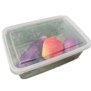 长方形保鲜盒塑料PP5材质高透明收纳盒加厚塑料盒子食品专用盒子