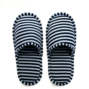 旅行出差便携可折叠拖鞋加厚防滑火车飞机酒店家用待客防臭棉拖鞋