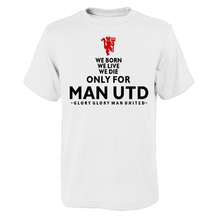 24新款英超曼联T恤死忠红魔死忠MUFC曼切斯特 男女宽松纯棉半袖