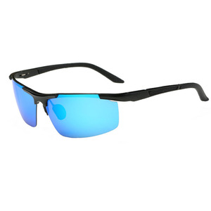 新款高档潮流铝镁架偏光太阳镜男士户外炫彩墨镜骑行眼镜经典包邮