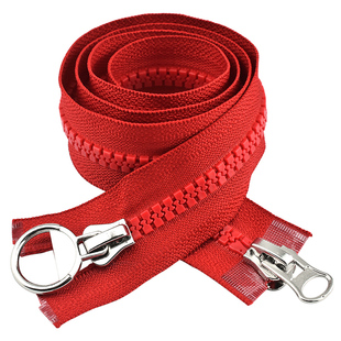 8号粗齿树脂大拉链 羽绒服长双头双开衣服拉锁女上衣棉服拉链配件