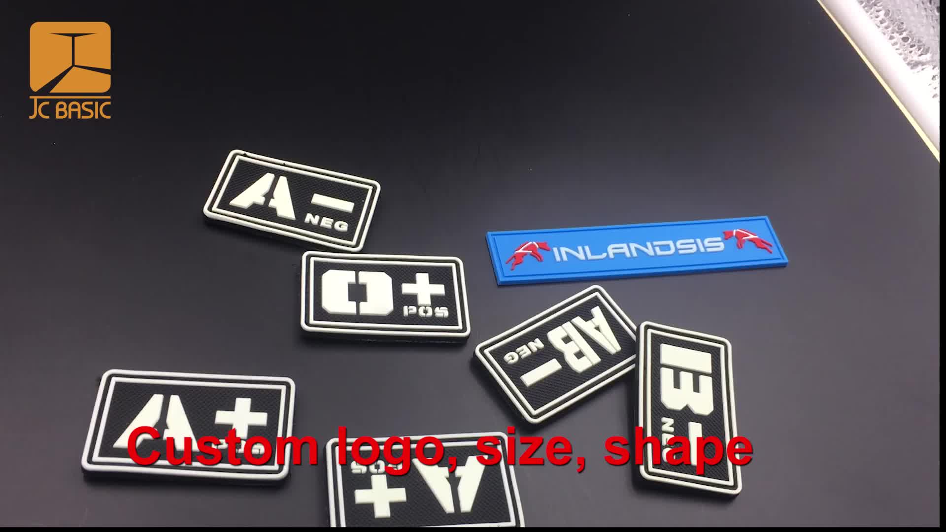Any Color 3d Heat Transfer Silicone Label Made Embossed Logo Pvc Rubber