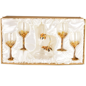 红酒杯酒具套装家用高档欧式高脚杯小奢华水晶玻璃葡萄酒杯子礼物