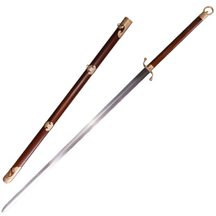 双手苗剑龙泉市泉字号宝剑花纹钢御林军兵器习武术长刀剑未开刃