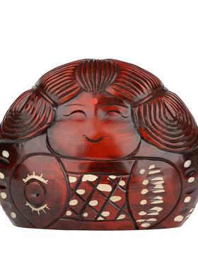 木雕客厅卧室桌面摆件乔迁礼品