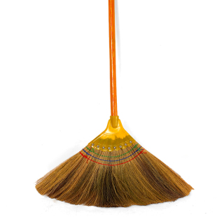 加长杆普通单个木杆手工天然草庭院阳台卧室芒草植物高粱笤帚扫把