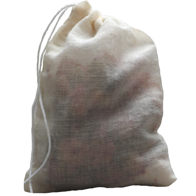 30个10*15纱布袋小号泡脚袋卤料调料袋煲汤卤煮隔渣袋中药煎药袋