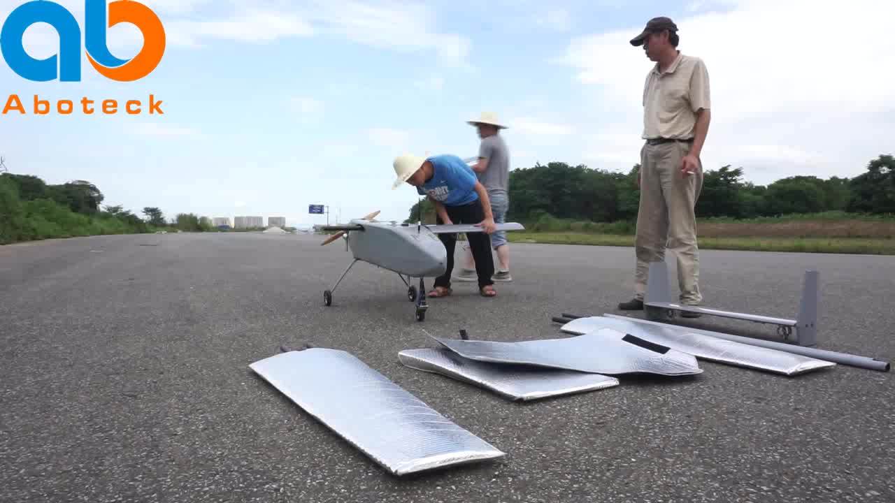 Gas Powered Long Range Fixed Wing Drones For Sale 8hrs Endurance Drone