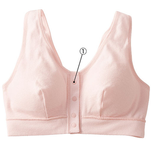 出口日本强货入院推荐舒适无束缚无钢圈纯棉交叉哺乳文胸内衣犬家