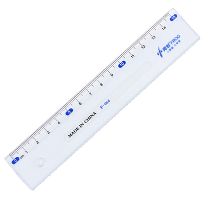 尺子10个装学生透明20cm绘图直尺