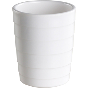 密胺仿瓷杯子大容量酒店防摔商用酒杯白色塑料杯隔热茶水杯饮料杯