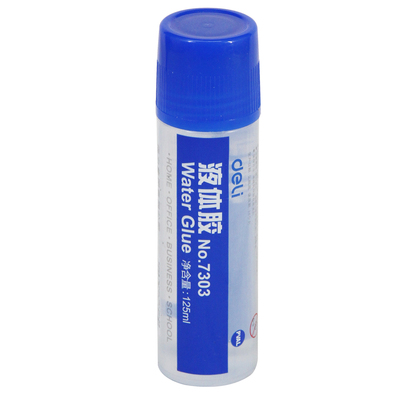 得力胶水高级液体办公125ml