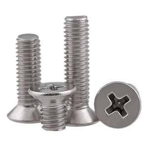 M4厘平头十字螺丝304沉头不锈钢机牙螺栓半圆头螺钉M5M6M8个大