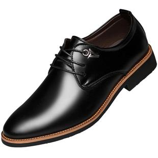 男士皮鞋2025夏季真皮男鞋正装韩版内增高商务百搭透气休闲鞋子男