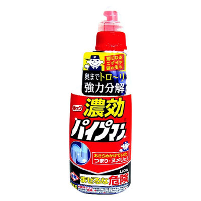 LION/狮王进口LOOK管道下水道水管地漏厨房管道 疏通剂450ml*2瓶