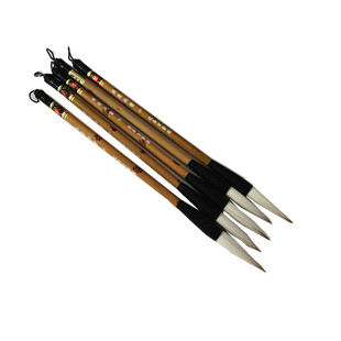 安徽泾县龙华宣笔厂 狼羊兼毫尚书中楷隶书法国画专用批发包邮