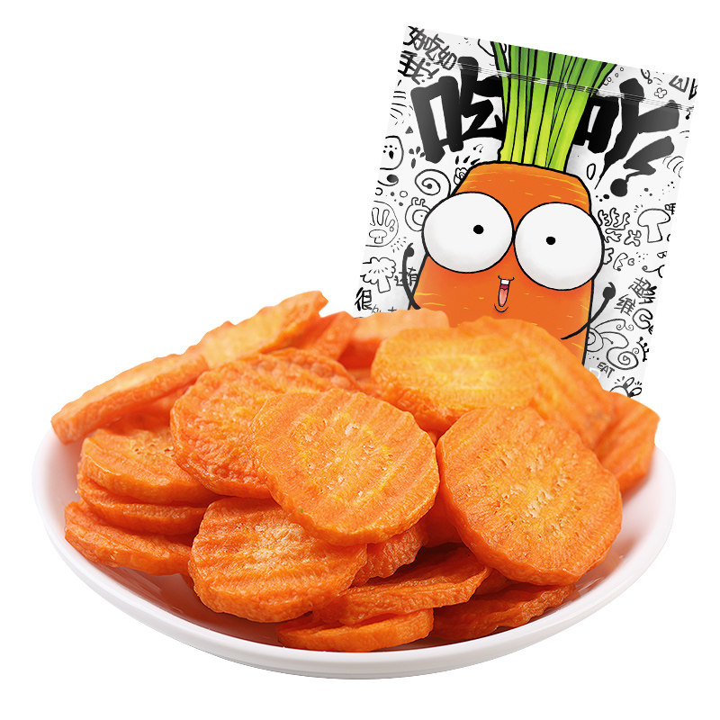 脱水即食胡萝卜脆果蔬脆