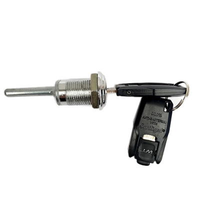 抽屉联动锁活动柜锁三联锁芯一锁三折叠钥匙电脑办公锁储物柜锁芯