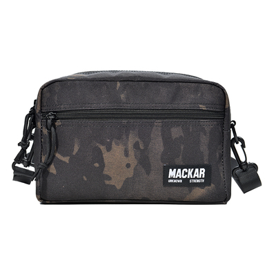 单肩斜挎休闲风运动穿皮带手机包