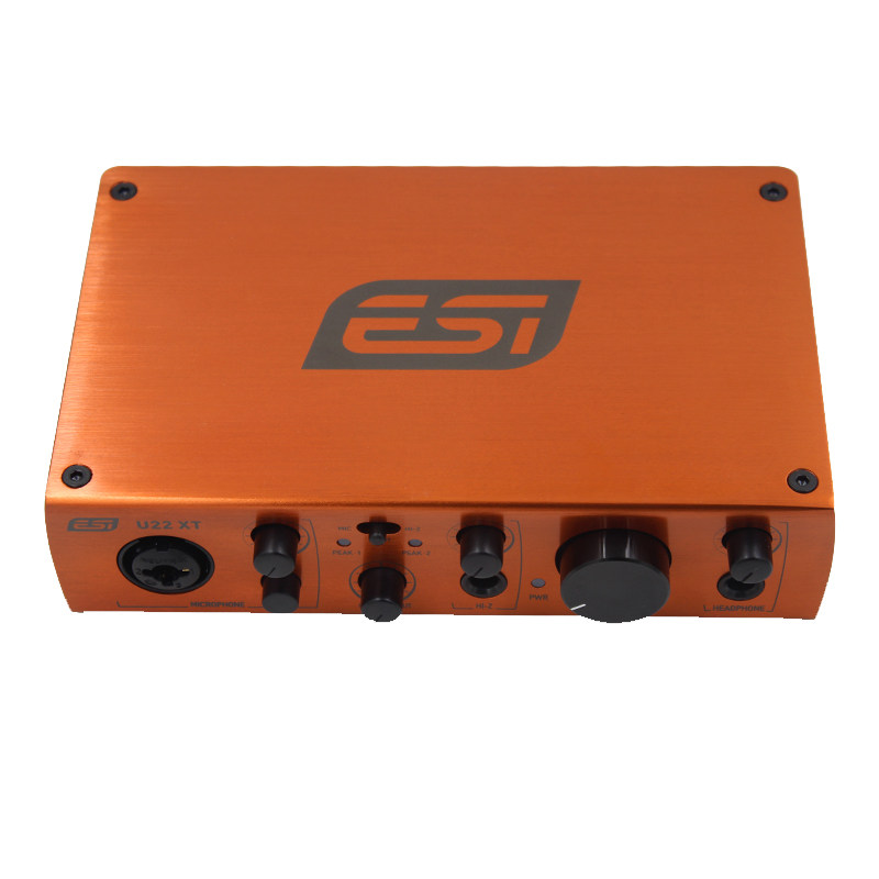 ESI U22XT玛雅22笔记本独立声卡电脑K歌USB外置声卡电容麦套装