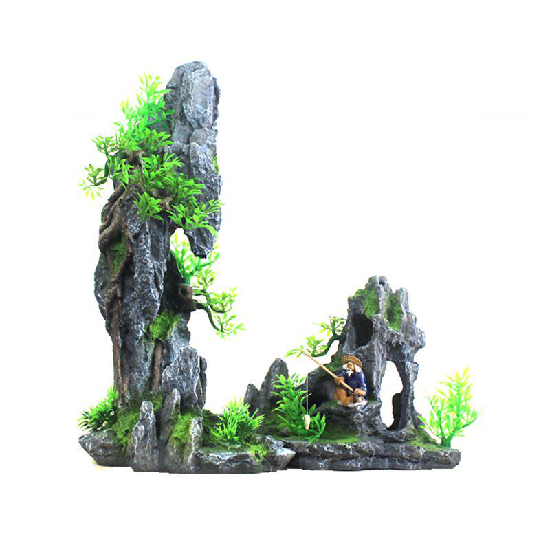 鱼缸造景树脂假山水族箱摆件装饰造景/装饰