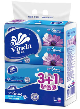 维达大规格l码3层特价包邮抽纸巾