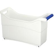 日本进口inomata厨房带轮收纳筐带把手橱柜食品收纳盒杂物储物筐