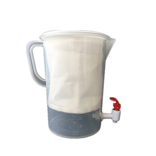 帝孚品牌5000ml食用油过滤杯 5升水杂质过滤器 酒 压榨油过滤装置