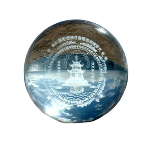 立体3D内雕水晶球大宝广博楼阁善住秘密陀罗尼玛尼石结缘
