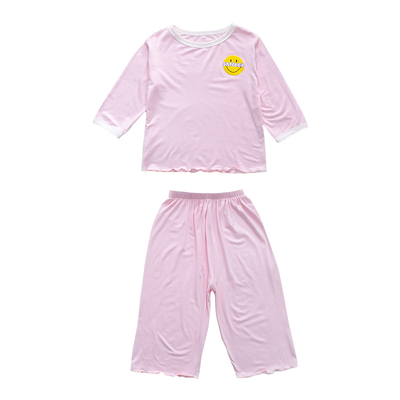 儿童家居服套装莫代尔睡衣七分袖