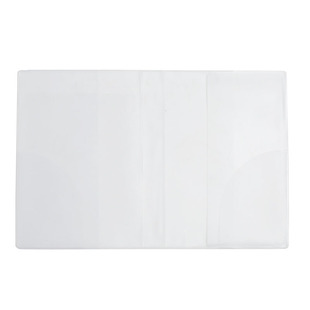 本字时多文具 笔记本子保护套书衣 透明磨砂PVC收纳功能手账周边创意书衣 A6A5 weeks TN标准护照 绑绳垫板