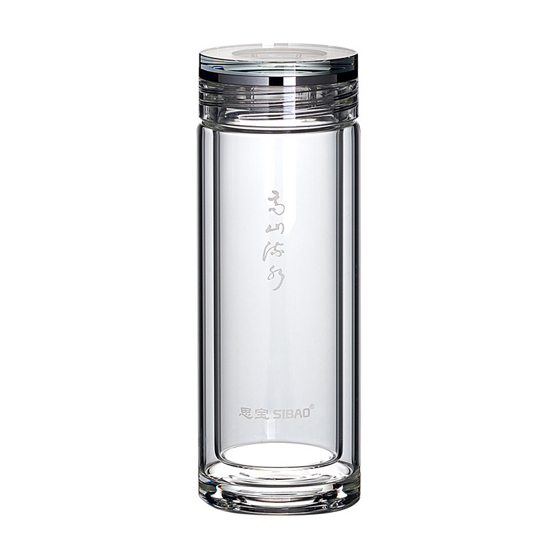 防漏过滤带盖耐热泡茶杯
