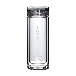 圣以诺玻璃杯防漏过滤男玻璃杯带盖耐热 泡茶杯玻璃杯154系列