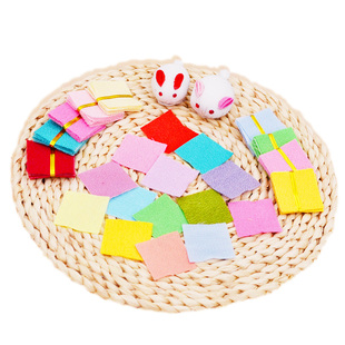 美作手工diy手工细工花簪面料日式棉布和风绉布面料 4*4CM 10片