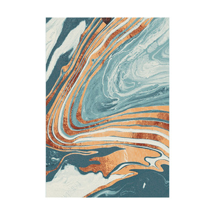 新北欧现代简约几何图形家居地毯客厅卧室床边毯沙发茶几垫